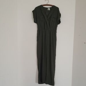 Japna Dark Green Maxi Dress